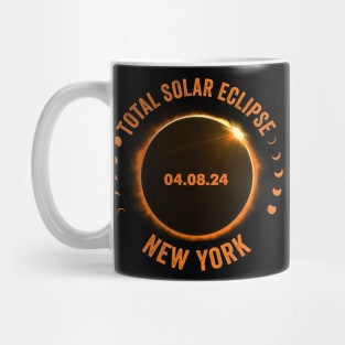 New York Total Solar Eclipse 2024 American Totality April 8 Mug